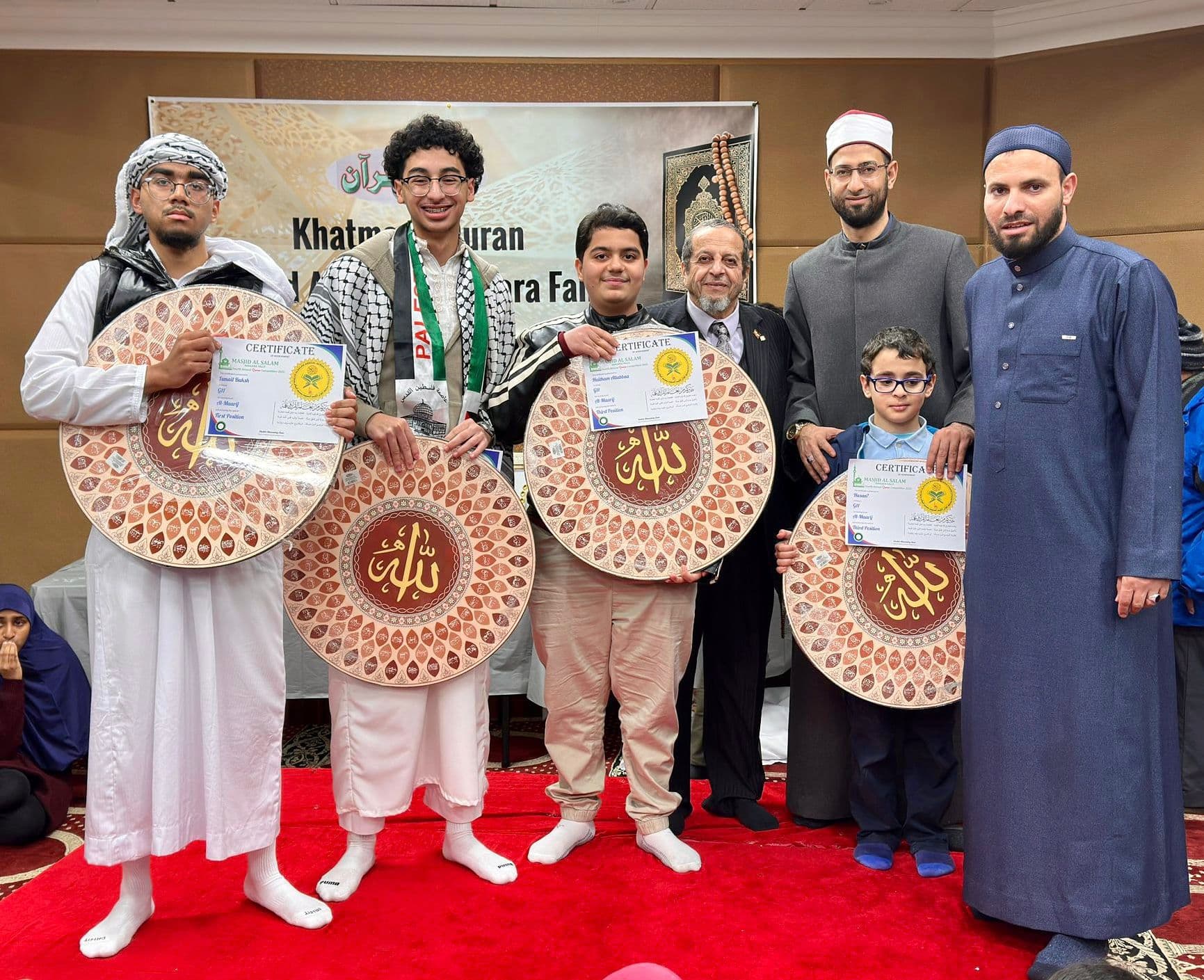 Khatma Al-Qur'an certificate ceremony